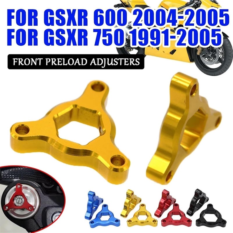 QASULER Motorcycle Front Suspension Fork Adjusters - Image 2