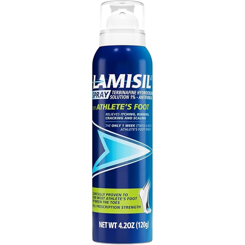 LAMISIL Athletes Foot Antifungal Spray 1 Week Treatment Terbinafine, 4.2 oz - Image 1