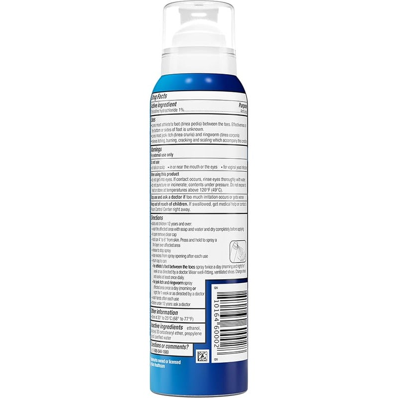 LAMISIL Athletes Foot Antifungal Spray 1 Week Treatment Terbinafine, 4.2 oz - Image 2