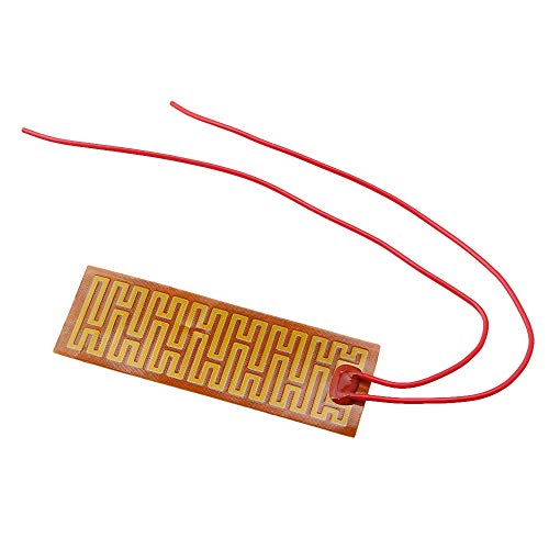 Bstinay PI Heating Film Plate 12V 10W Flexible Polyimide Heater Plate 3.54 X 1.28 Inch Easy to Install for Electronics Heating - Image 4