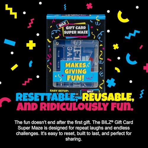 BILZ® Super Maze | Gift Card Puzzle Game for Ages 8+ | Made in USA | Easy Fun Setup | Fits Gift Cards, Cash (Folded), and Notes | Great for Graduations, Christmas, & Birthdays - Image 5