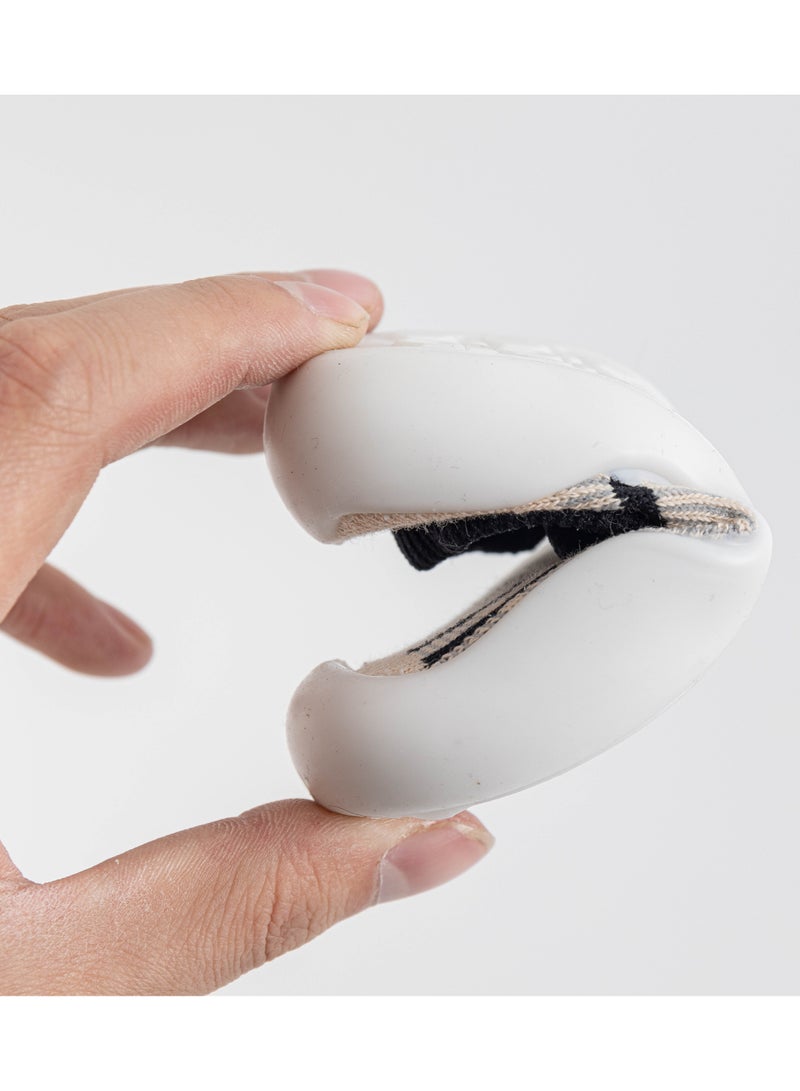 S SYMEFER Baby Sock Shoes with anti slip rubber First-Walking Shoes for Boy and Girls, Lightweight Bthable Cotton Indoor Sock Shoes for Baby Little Girls Boys, Black-M - Image 3