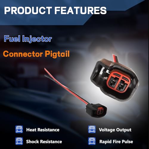 AcornTech 8 PCS Fuel Injector Connector Pigtail - Compatible with Dodge,Ford,Chevrolet,Buick,J-eep,and More Fuel Injector Wiring Harness Replace#5013995AA,5161919AA - Image 3