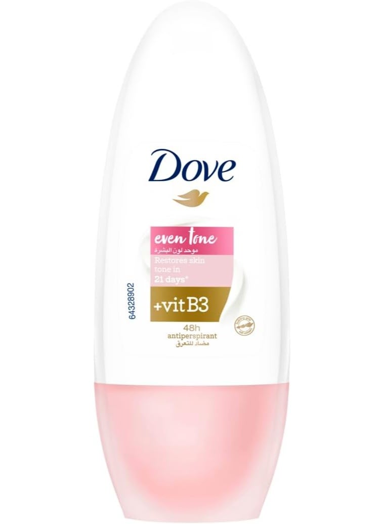 دوف مزيل عرق دوف إيفن تون رول أون للنساء 50 مل - Image 1