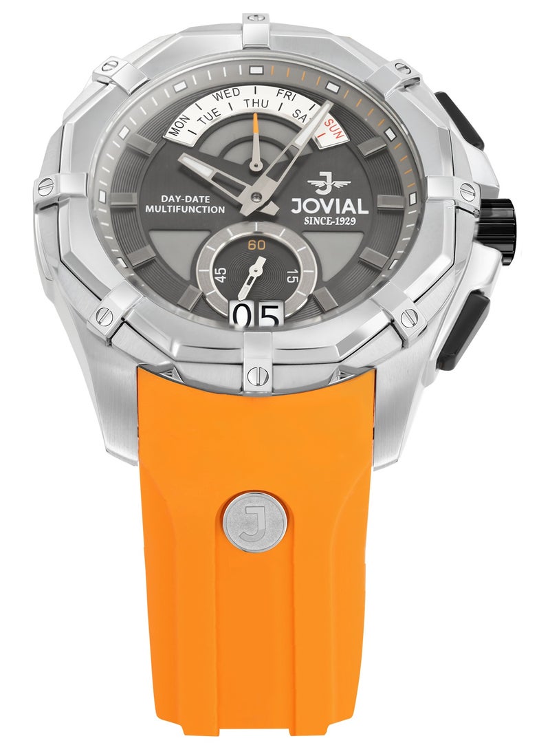 Jovial JOVIAL 12050GSRC72, Multifunction, DUALITY COLLECTION combines precision and versatility with its bold multifunction design and dual day-date display for those who value both style and function.  - Image 2