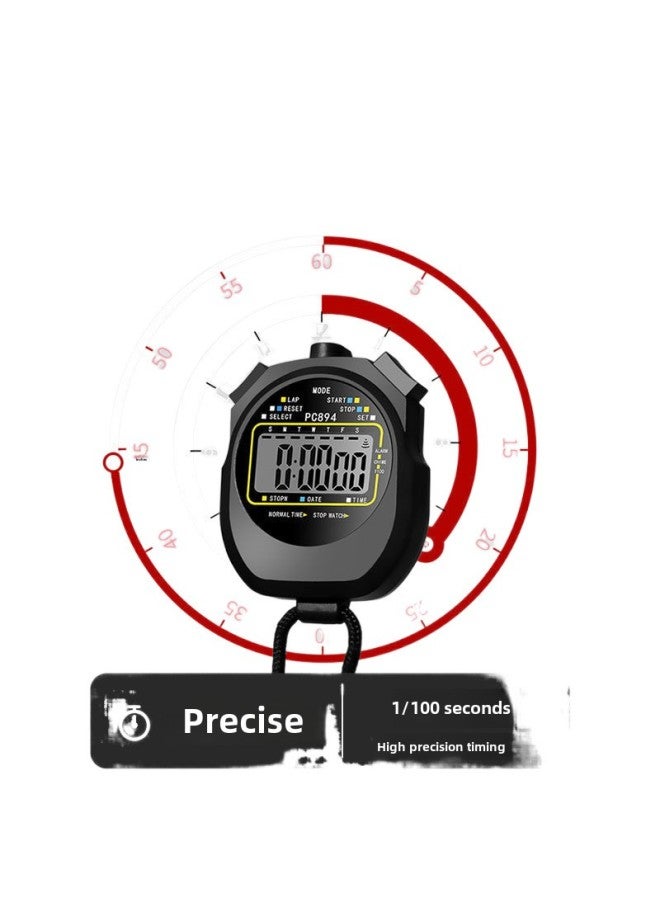 Generic Track And Field Running Swimming Referee Stopwatch Student Sports Fitness Training Competition Special Electronic Stopwatch Timer-Display Accuracy:Recommended Training Model-large Screen-model 894 - Image 5