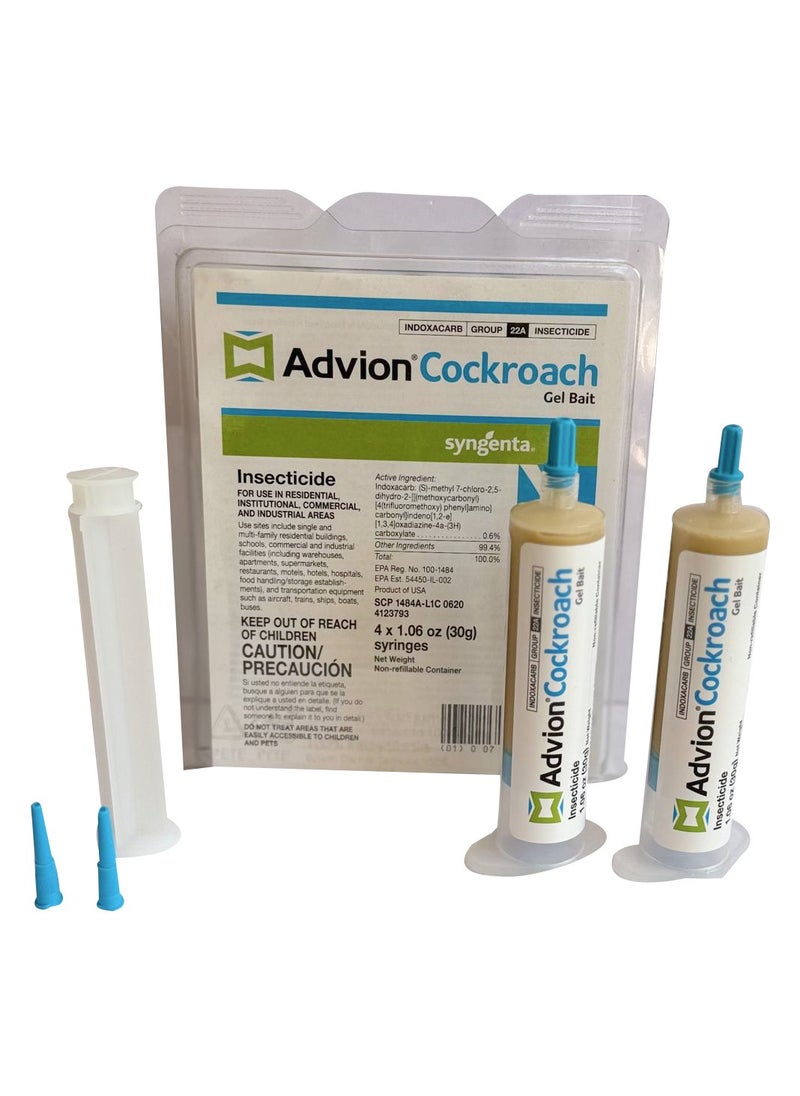 syngenta Advion Cockroach Gel 2 Tubes 2x30g 