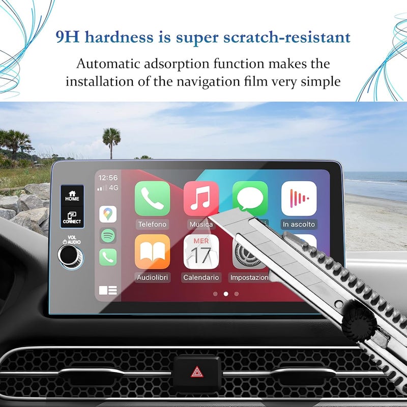 SKTU for 2026 2027 Honda HR-V Accessories Screen Protector 9 Inch for 2026+ Honda HR-V (LX/Sport/EX-L) 9-Inch Infotainment Touchscreen 【Ultra HD, Anti GlareScratch，9H Hardness】 2026 2027 HR-V Accessories - Image 3