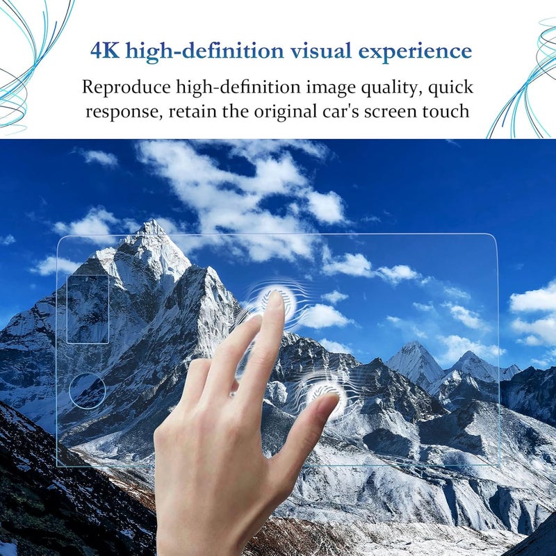 SKTU for 2026 2027 Honda HR-V Accessories Screen Protector 9 Inch for 2026+ Honda HR-V (LX/Sport/EX-L) 9-Inch Infotainment Touchscreen 【Ultra HD, Anti GlareScratch，9H Hardness】 2026 2027 HR-V Accessories - Image 4