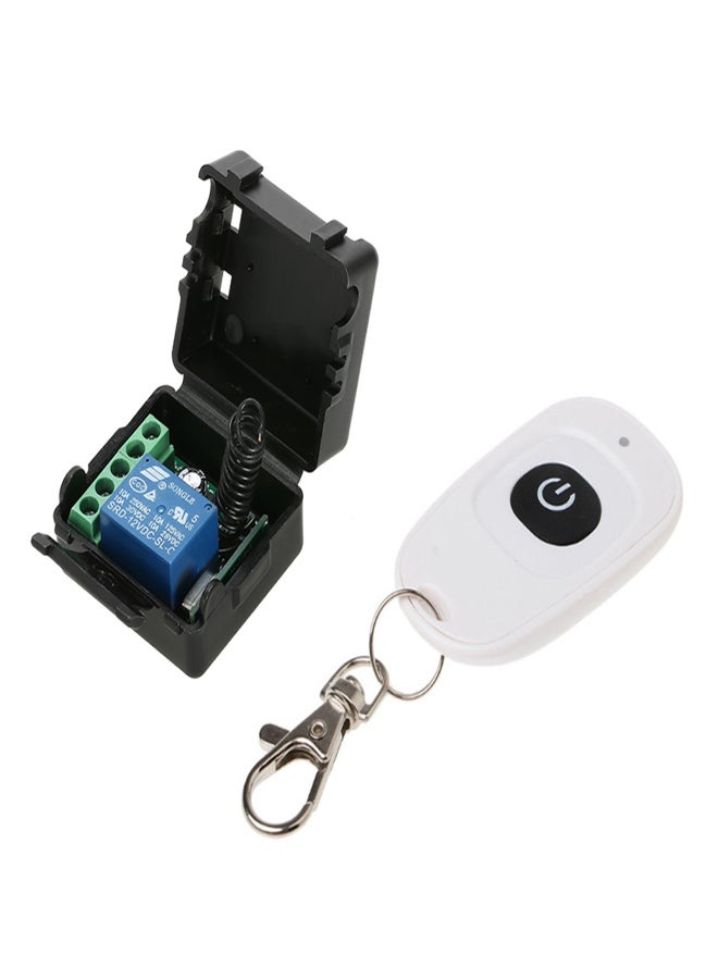 جهاز تحكم عن بعد لاسلكي للمنزل الذكي 433 ميجا هرتز، تيار مستمر 12 فولت، 1 قناة، جهاز استقبال، جهاز إرسال، وحدة تحكم عن بعد عالمية، وجهاز إرسال تردد لاسلكي، أجهزة تحكم عن بعد 1527 - Image 1