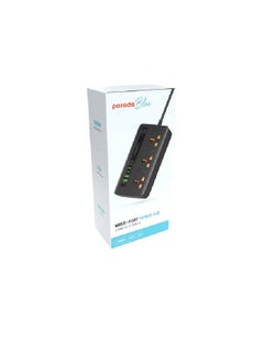 porodo Porodo Blue 3 AC Power Socket With 2XUSB-A, 3XType-C 2M 3000W  - Image 2