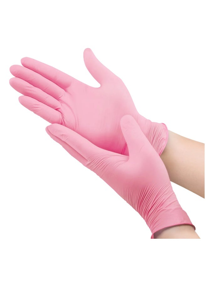 20 قفازًا من النتريل للمطبخ والحمام - قفازات مانعة للانزلاق، مرنة، متينة، مضادة للبكتيريا، خالية من البودرة والرائحة - مضادة للحساسية، مناسبة للاستخدام مع شاشات اللمس، لحماية اليدين أثناء الطبخ والتنظيف - Image 1