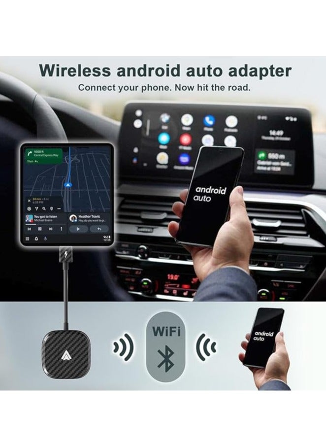 General Wireless Android Auto Adapter |Convert Wired to Wireless Android Auto |Plug and Play |Easy Setup |2024 Upgrade |Compact and Portable Dongle|Android Auto wireless adapter  - Image 2