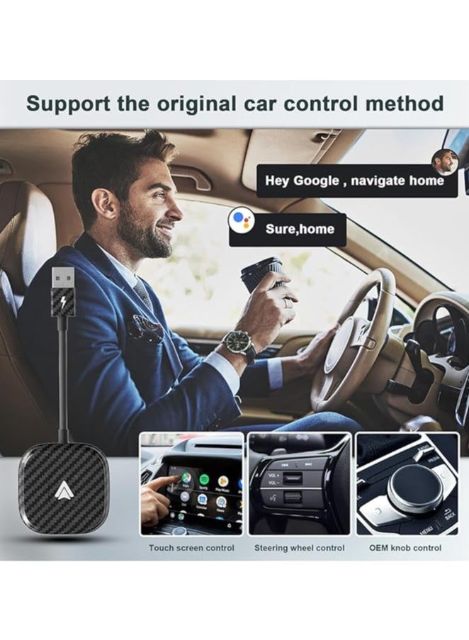 General Wireless Android Auto Adapter |Convert Wired to Wireless Android Auto |Plug and Play |Easy Setup |2024 Upgrade |Compact and Portable Dongle|Android Auto wireless adapter  - Image 5