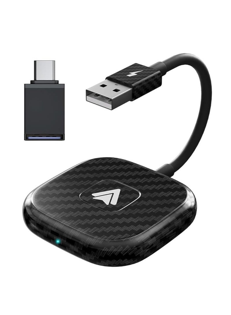 General Wireless Android Auto Adapter |Convert Wired to Wireless Android Auto |Plug and Play |Easy Setup |2024 Upgrade |Compact and Portable Dongle|Android Auto wireless adapter  - Image 1