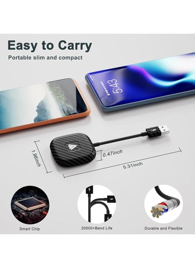General Wireless Android Auto Adapter |Convert Wired to Wireless Android Auto |Plug and Play |Easy Setup |2024 Upgrade |Compact and Portable Dongle|Android Auto wireless adapter  - Image 3