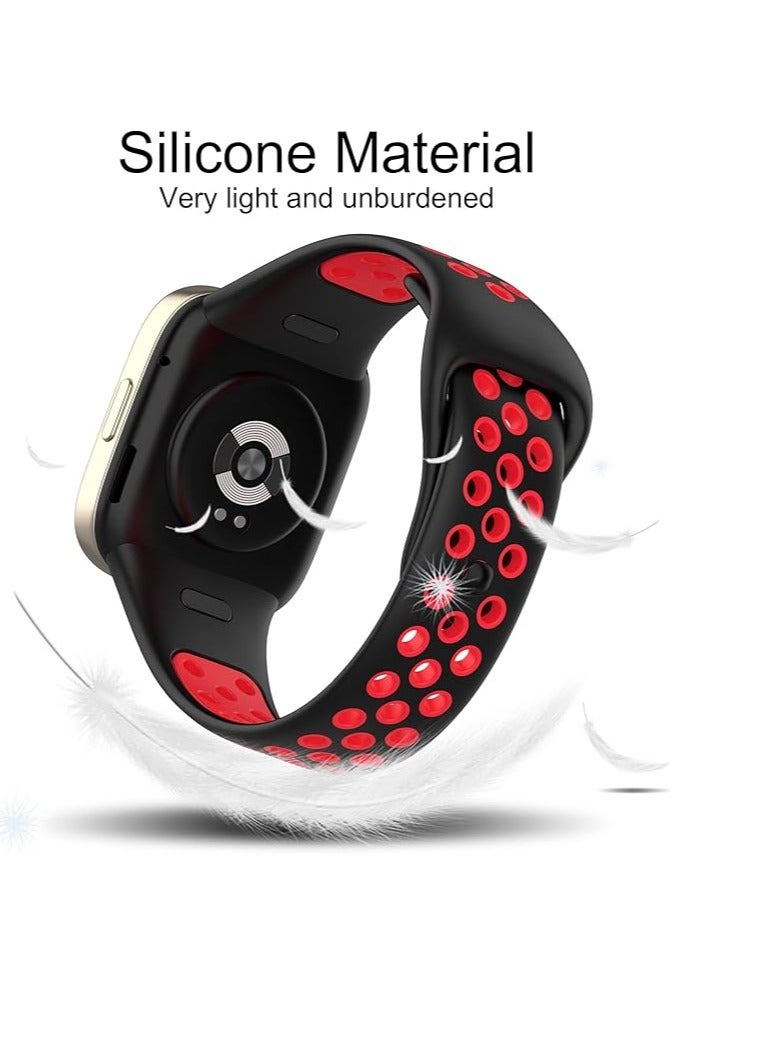 Silicone Strap for Huawei Watch Fit 3 Strap, Nike Breathable Soft Silicone Replacement Strap for Huawei Watch Fit 3 Band Women/Men, Adjustable Waterproof Sports Strap for Huawei Fit3  - Image 3