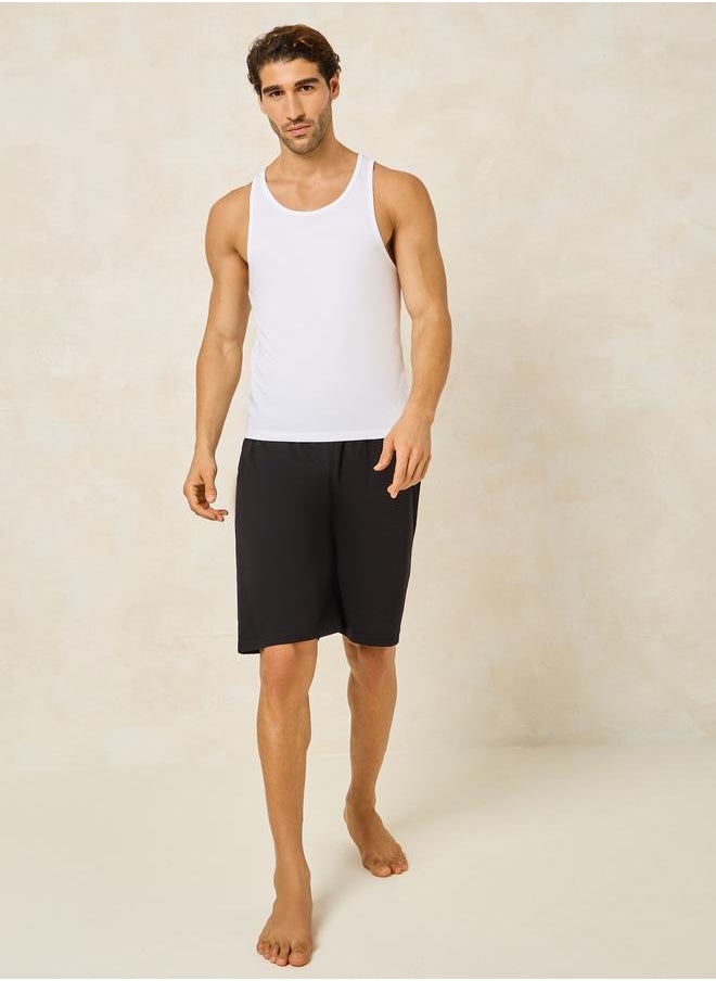 Styli Styli Pack of 2 - Cotton Stretch Scoop Neck Vest  - Image 3