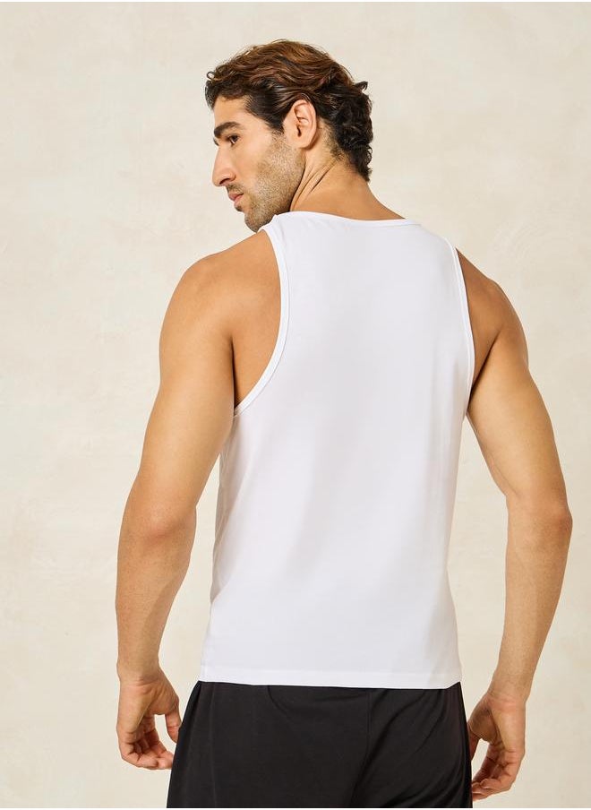 Styli Styli Pack of 2 - Cotton Stretch Scoop Neck Vest  - Image 5