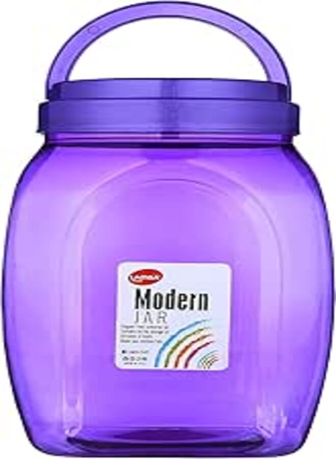 Multipurpose plastic hand process jar - multicolor