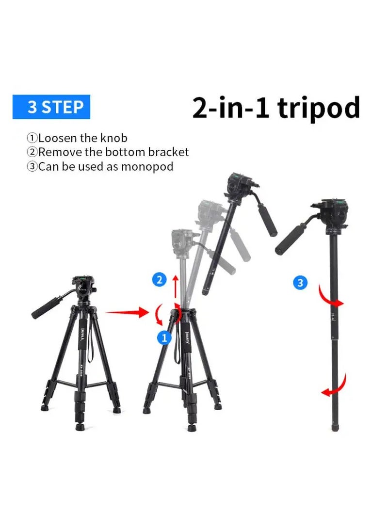 جيه ماري حامل ثلاثي للكاميرا من الألومنيوم من Jmary KP-2599 - Image 4