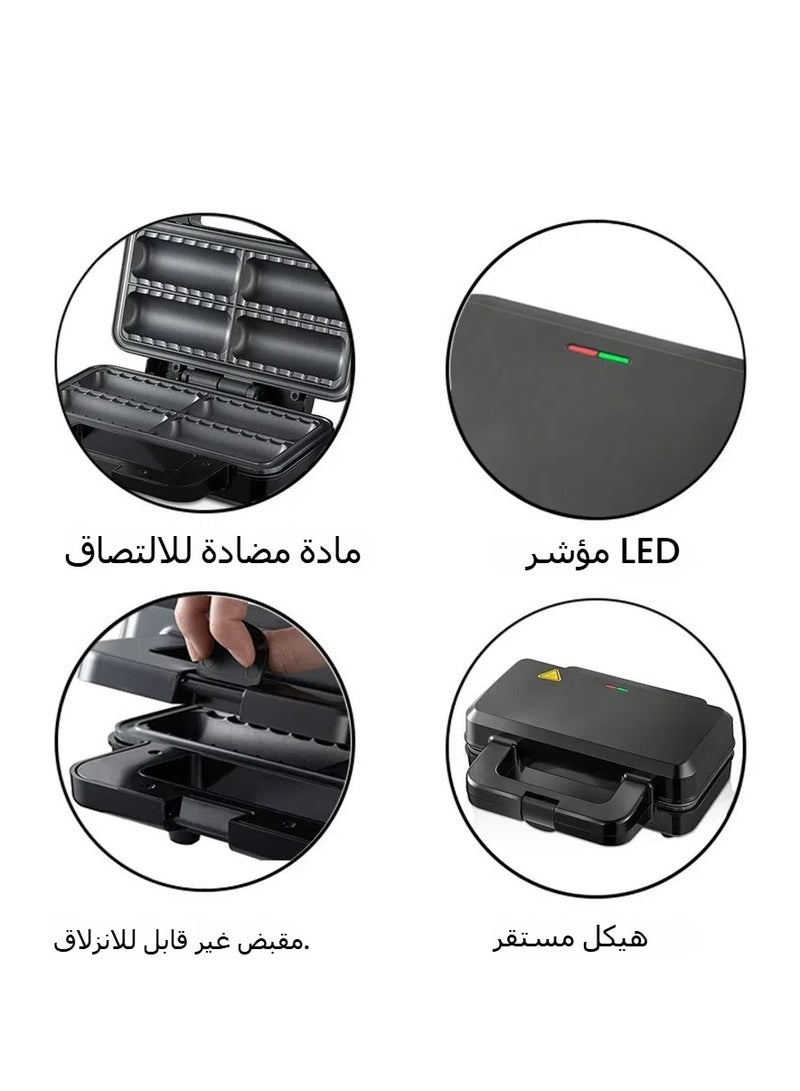 Home Sausage Grill Hot Dog Machine Sausage Machine Breakfast Machine Sandwich Machine Waffle Maker - Image 3