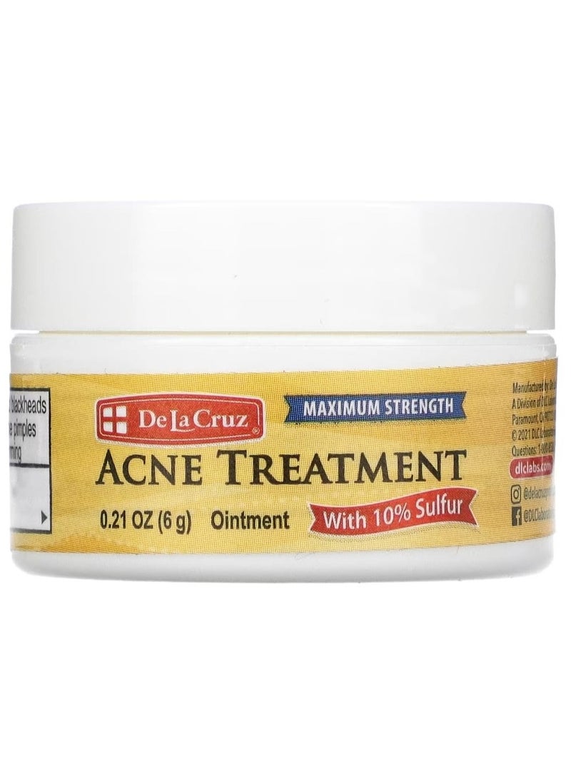 دي لا كروز مرهم علاجي بالكبريت لعلاج حب الشباب 6جرام - Image 1