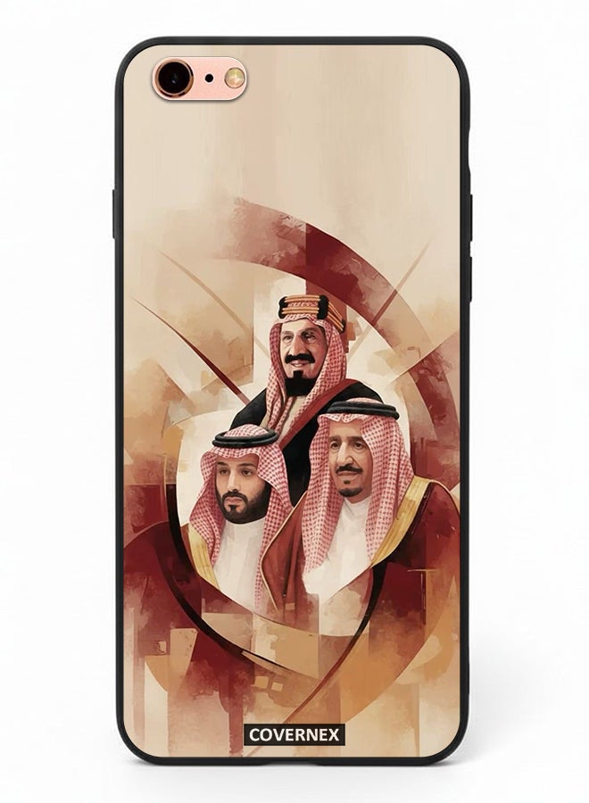 Covernex Apple iPhone 6s Plus Protective Case Cover Printed Featuring Unity Saudi Royal Leadrs Portrait - Image 2