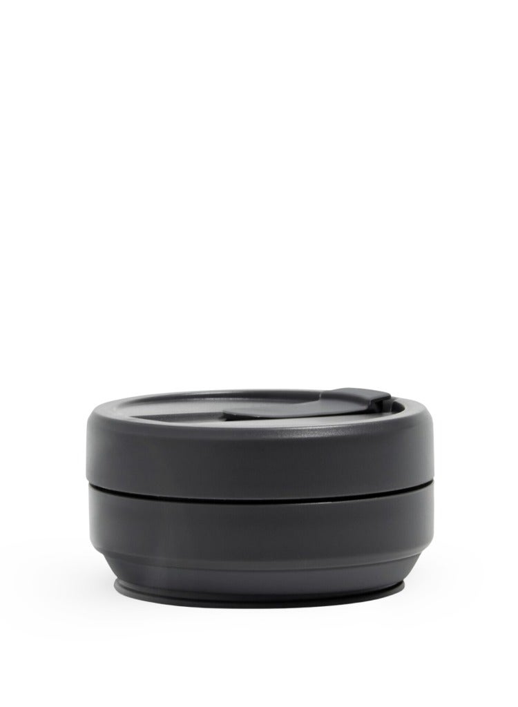 Stojo Collapsible Travel Cup With Straw 16oz / 470ml - Reusable To-Go Pocket Size Silicone Bottle for Hot and Cold Drinks - Perfect for Camping & Hiking - Microwave & Dishwasher Safe  - Image 2