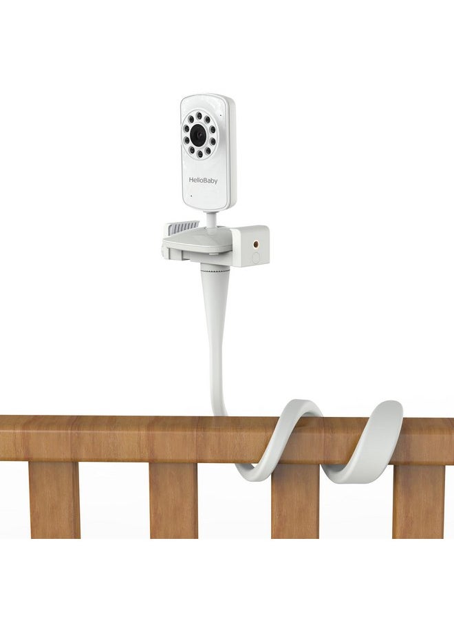 Hellobaby HelloBaby Baby Monitor Mount for HB30/HB32 and Most Light-Weight Type Baby Cameras, Suitable for Smartphone, Universal Baby Camera Holder, Suitable for a Baby Crib, No Tools Need and No Wall Damage  - Image 1