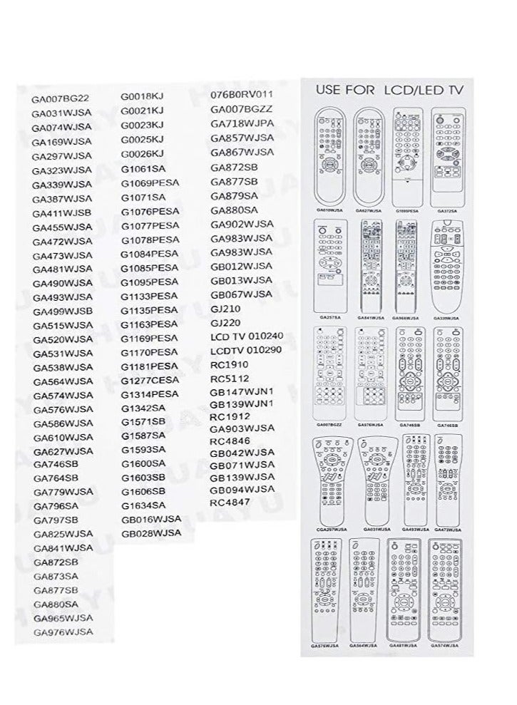 New Replacement Remote Control, Remote Control Fit, Universal Remote Control Compatible with Sharp Smart LED/LCD/Ultra HD Model: GB234WJSA (Netflix & YouTube Function) (Black) - Image 2