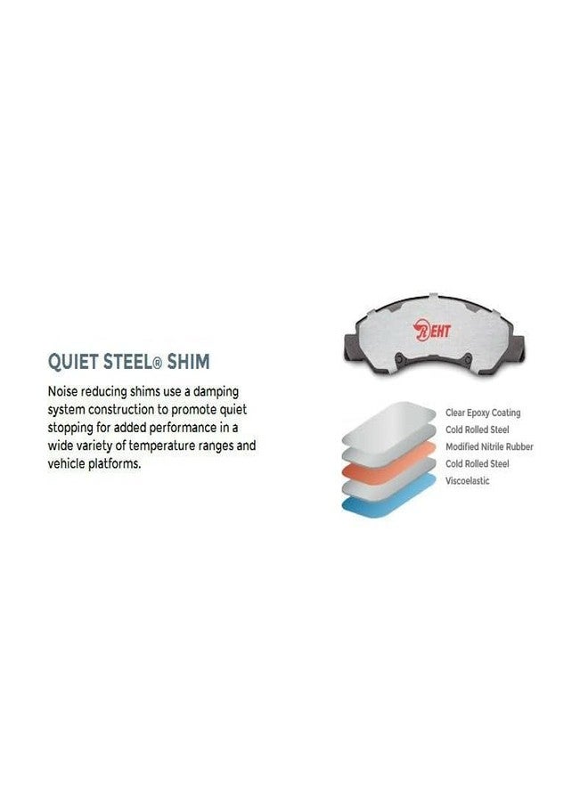 Raybestos Element3 Automotive Replacement Front Hybrid Brake Pad Set for Select Honda, Acura (EHT503H) - Image 3