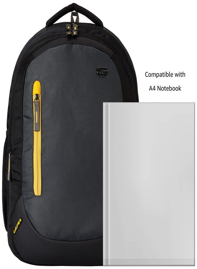 Gear Polyester 46 cms 24 Litre Grey-Black-yellow(LBPECONO10412) Backpack - Image 3