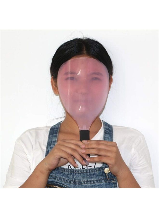 UPSTORE Professional Plastic Anti-Slip Hair Salon Hairdresser Styling Shade Tools Face Shield Sheets Haircut Cover Pads Hairspray Face Eyes Protector for Makeup Hair Coloring (Color Random) - Image 2