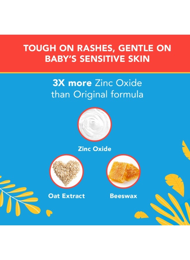 Triple Paste 3X Max Diaper Rash Ointment, Maximum Strength with 40% Zinc Oxide Ointment for Severe Diaper Rash, 2 oz Tube - Image 3