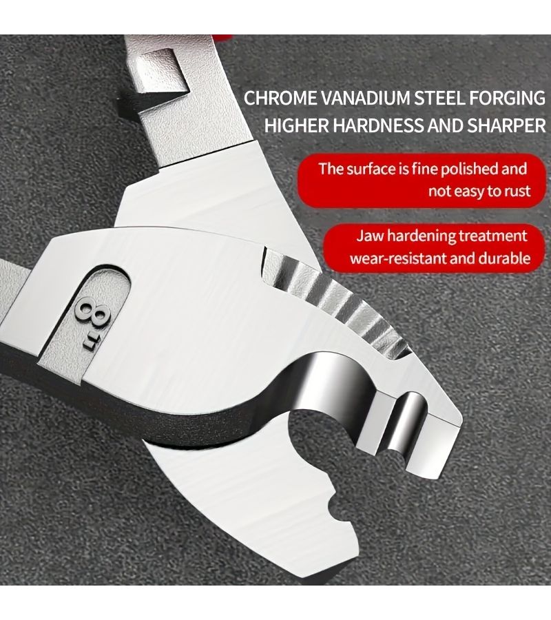6 Inch Manual Cable Cutter Wire Stripping Pliers Effort Saving Industrial - Image 5