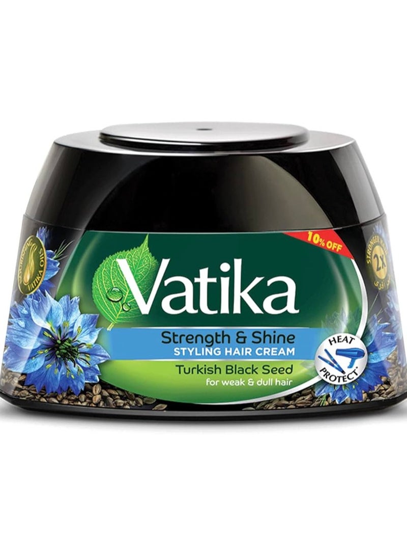 كريم تصفيف الشعر فاتيكا ناتشورالز التركي بخلاصة حبة البركة (190 مل) | يُعزز قوة ولمعان الشعر | يحمي من الحرارة | يُساعد على تصفيف الشعر الضعيف والباهت