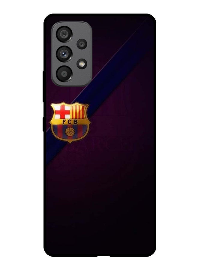 Theodor Protective Case Cover For Samsung Galaxy A53 5G   Minimal Barca Logo - Image 1