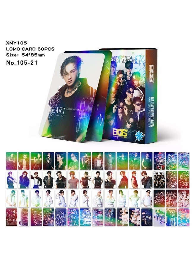 NIBEMINENT 60 Pcs Tpop BUS Lomo Cards Card For Fans Collection Gifts - Image 1