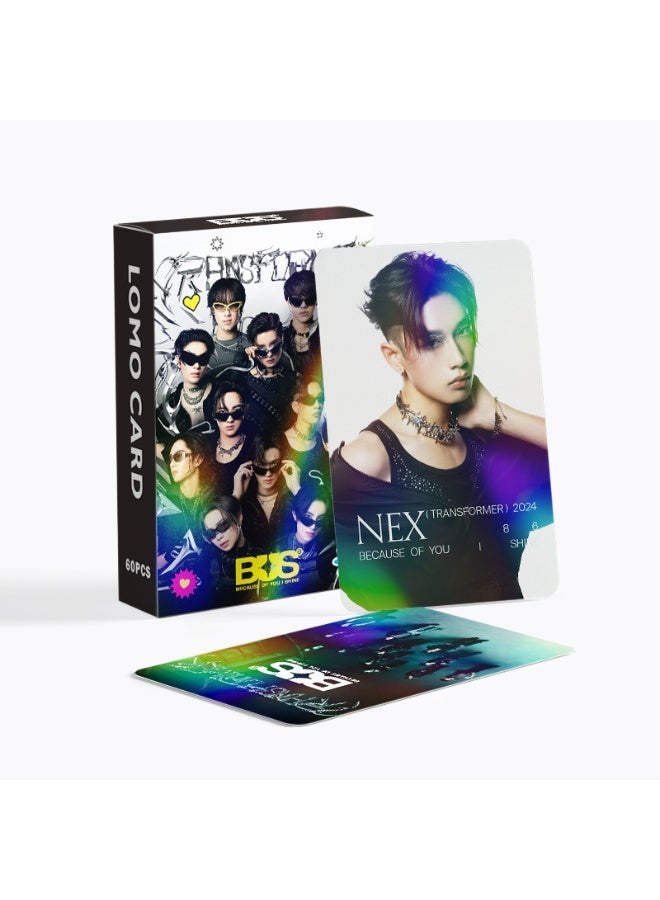NIBEMINENT 60 Pcs Tpop BUS Lomo Cards Card For Fans Collection Gifts - Image 2