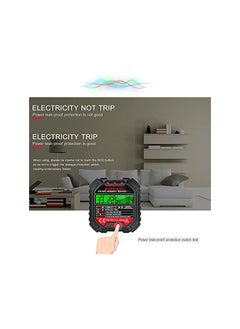 promass GFCI Outlet Tester with Voltage Display 220V Socket Tester Automatic Electric Circuit Polarity Voltage Detector Breaker Finder HT107E - pzsku/ZC99B3FDD93E9CFB64D3EZ/45/_/1741347629/e8d6cd2c-dec3-4341-bd84-f81bdb2aa18e