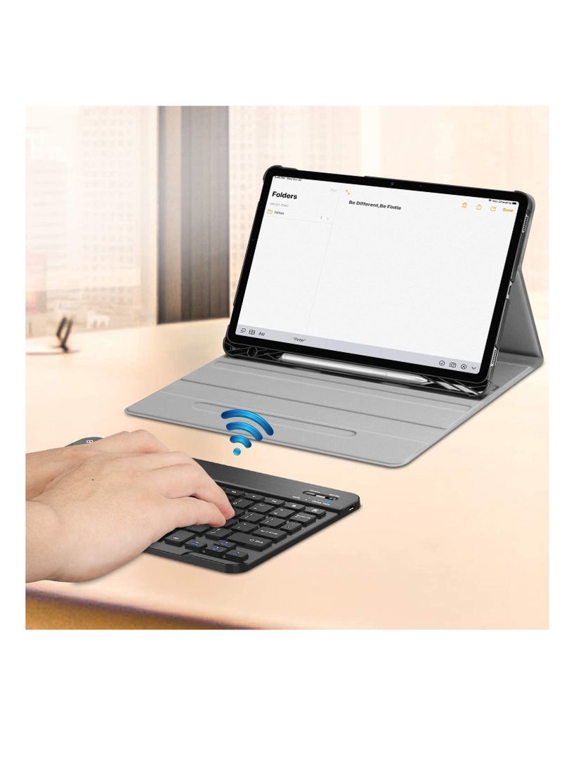 Muzz Keyboard Case Compatible with Samsung Galaxy Tab S8 Ultra 14.6 inch 2022, Wireless Detachable Keyboard with Protective Cover for Galaxy Tab S8 Ultra - Image 4
