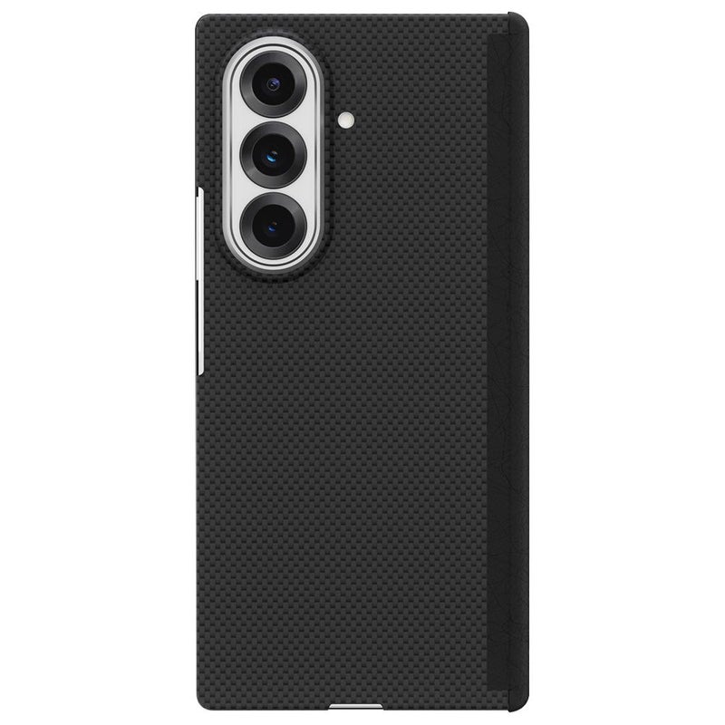 erorex For Samsung Galaxy Z Fold7 5G Nanofiber MagSafe Magnetic Phone Case(Black) - Image 1