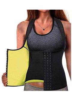 Neoprene Waist Trainer Corset, Women's Neoprene Waist Trainer Corset Sweat Vest Weight Loss Body Adjustable Shaper Workout Tank Tops Sauna Sweat Vest Slimming for Women