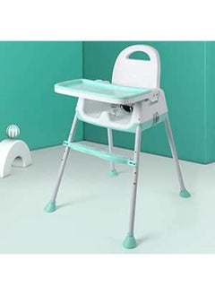 Baby Nora 4-In-1 Folding High Chair, Adjustable Height And Footrest - Booster Seat For Toddler And Toddler Feeding With Tray And Seat Belt 6 Months To 4 Years (Pink)