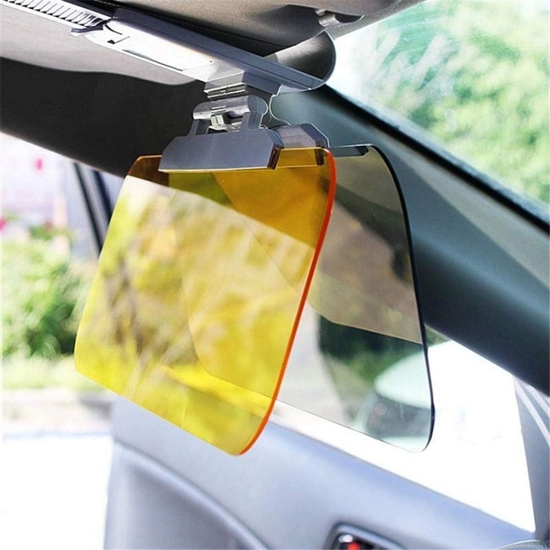 TRIONZZA HD Visor for Car, for Day and Night, Polarized Sun Visor, Anti-Glare, UV Blocking Sun Protection Vehicle Windshield Sunshade for Clearer Vision and Safe Driving (car Sun Visor) - Image 2