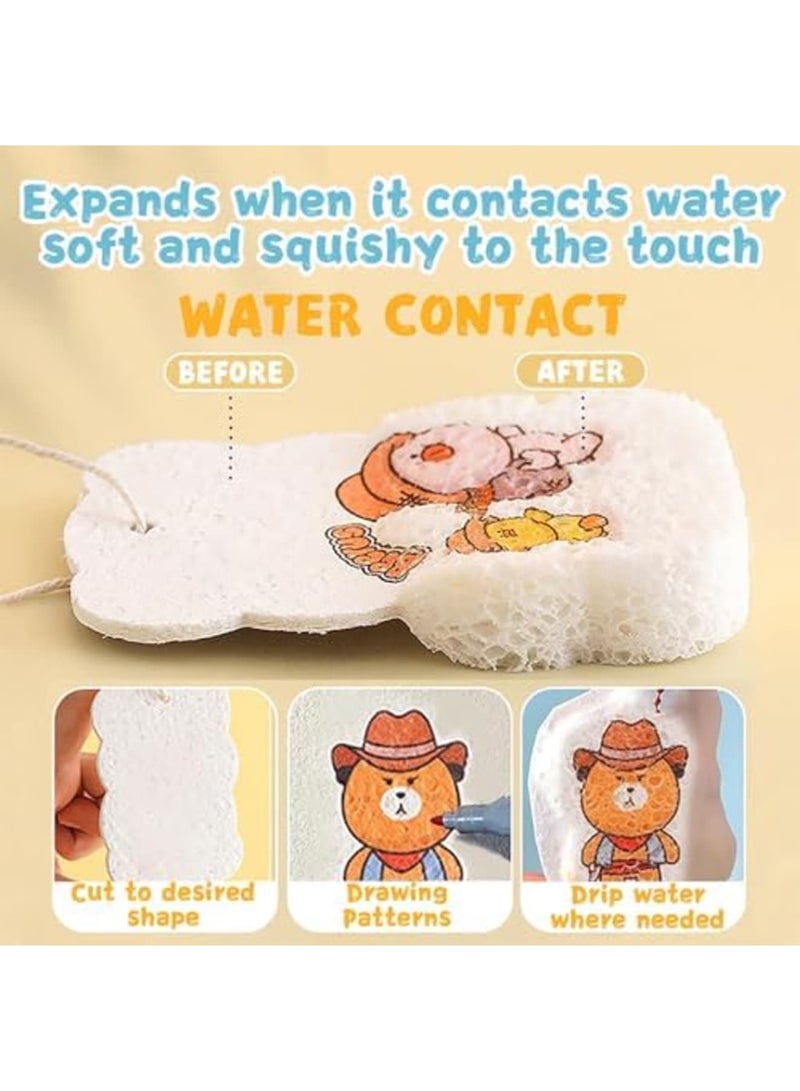 SYOSI Magic Puffy Paint, 3D Drawing Magic Canvas Sponge Texture Painting Kit, DIY Bubble Drawing Pens Art Supplies, Raised Puff Drawings on Paper for Kids Crafts, DIY Projects, & Creative Fun(Rectangle) - Image 3