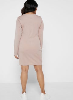 Stone Plus Basic Ribbed Long Sleeve Bodycon Dress - pzsku/ZC99B907266719376B9D5Z/45/_/1698931192/a64bc12f-f852-4887-9ada-67c4f8e43c46