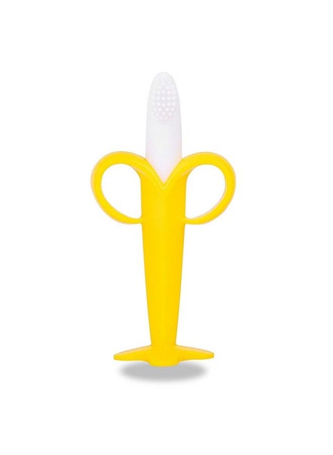 Teether Soother For New Born Teether And Soother For Baby Baby Mitten Teether Baby Chew Toys For Sucking Needs Sensory Teether Toy (Banana Shape Yellow)
