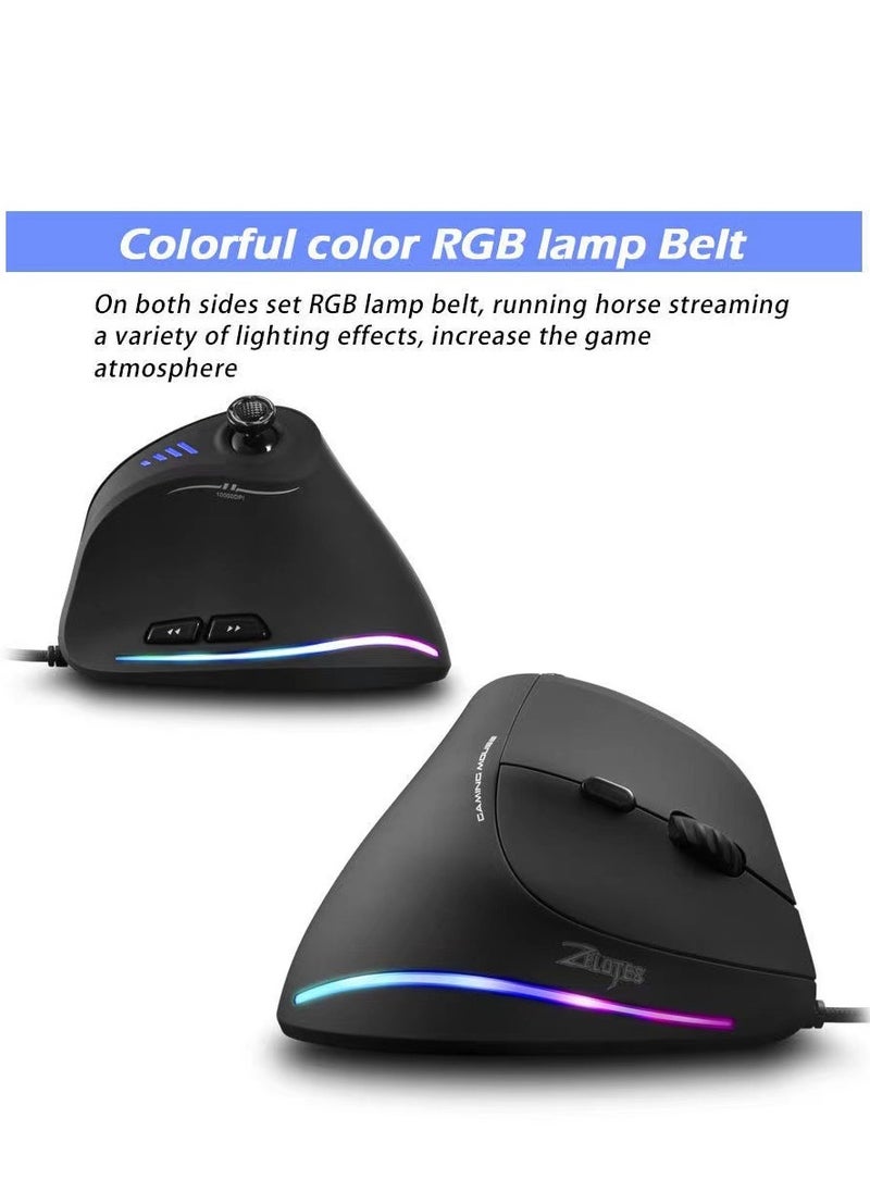 Generic - Ergonomic design Gaming Mouse Stick Vertical Gaming Mouse Wired grip mouse for gaming special - Image 1